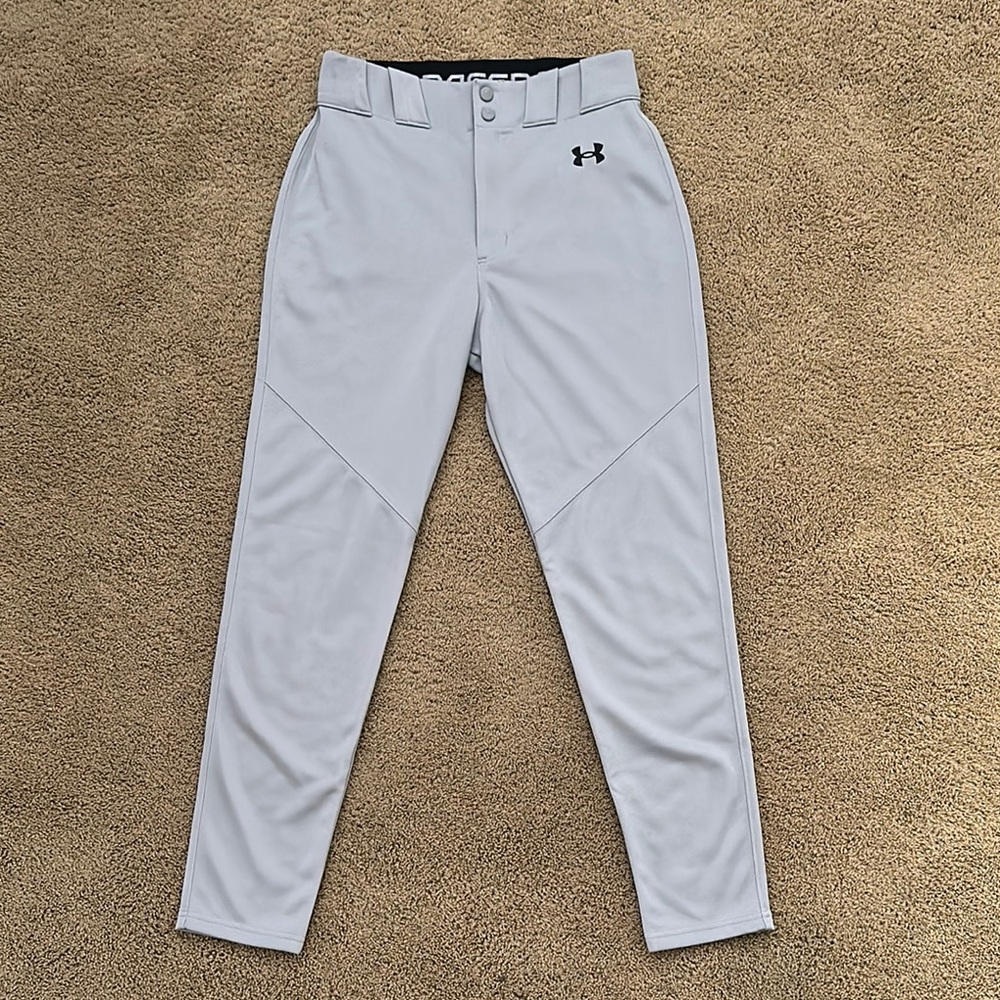 Mens Baseball Pants Under Armour Light Grey